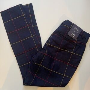Gap Plaid Signature Skinny Ankle Pants